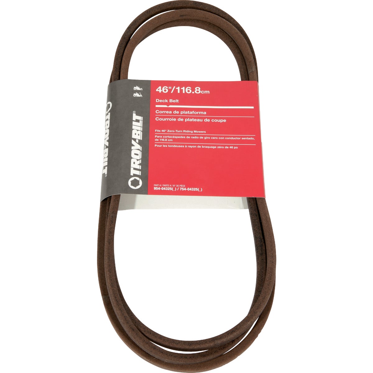 Troy Bilt 46 In. Deck Belt for Lawn Tractors Zero Turn Mowers Hall s Hardware and Lumber